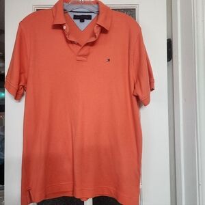 Tommy Hilfiger Men's Vibrant Orange Polo